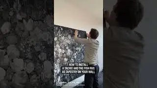 How to install a Jacky And The Fish rug on your wall