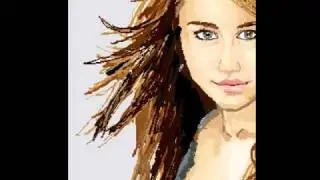 Miley Cyrus Drawing On MS Paint