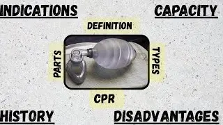Ambu bag or bag valve mask / CPR /icu