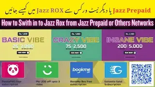 Jazz Prepaid aur Postpaid se Jazz Rox mein Switch karein - Naya Rox Vibe Paaein!