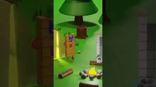 [3D ANIMATIONS] Numberblocks 19 cries in the forest, NB 21 and 6 scold him #numberblocks #trending