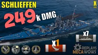 Schliffening on Ranked GOLD 250k DMG | World of Warships Gameplay