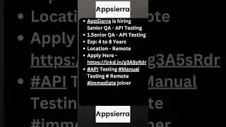 Testing Jobs | QA Jobs| Automation Testing Jobs| Rd Automation Learning