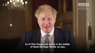 [JUST NOW] UK Prime Minister Boris Johnson sends Tamil Thai Pongal wishes 2022 1080p