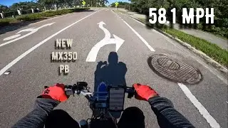 FAST Razor MX350 - 2 Speed Runs; 1st Run w/ Votol EM85, EC4P, Eon72v24ah, 10&rdquo;Wheels -No Music @ 1:16