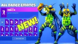 All Dance EMOTES Look Funny on MOTHMANDO Skin! Fortnite Battle Royale