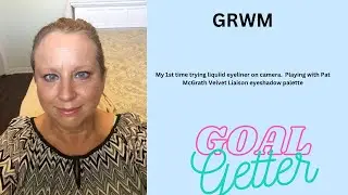 GRWM using new Pat McGrath Velvet Liason eyeshadow palette 2023.