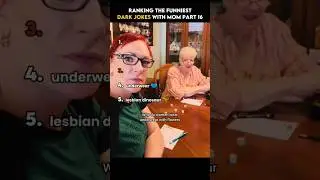 Ranking the Funniest Dark Jokes With Mom Part 16 😳😂 #shorts #funny #joke #darkhumor