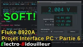 EB_#398 Projet - Interface PC pour Voltm&egrave;tre Fluke 8920A, Partie 6: Logiciel et D&eacute;mo