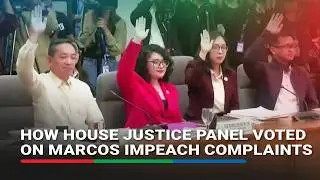 FULL VOTE: House panel junks both Marcos impeach complaints due to lack of substance
