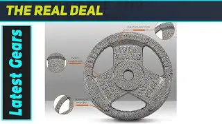 Fitvids Standard Cast Iron 1-Inch Weight Plates: Unbeatable Home Gym Power!