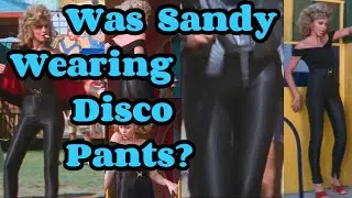 Was Sandy Wearing Nylon Spandex Jeans (Disco Pants) in Grease?