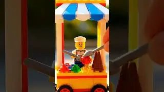 ASMR LEGO Ice Cream Stand: Soothing Scoops & Sweet Summer Sounds
