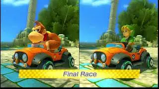 Mario Kart 8 -  Link has no shot against Donkey Kong!