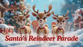 Santa&rsquo;s Reindeer Parade - Fun Christmas Song for Kids | Whizzy Kids Adventures