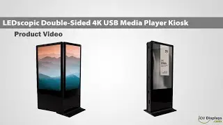 LEDscopic Double-Sided 4K USB Media Player Kiosk - Product Video