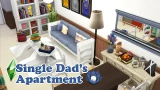 Single Dad&rsquo;s Apartment 👨🏻&zwj;🦱 | The Sims 4 Speed Build: Apartment Renovation