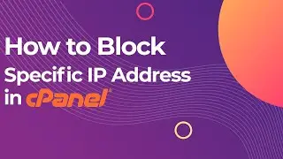 How to Block specific IP Address in cPanel || Cpanel Tutorials || Mewnix Tutorials