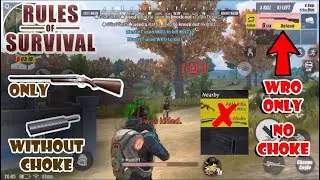 WRO only challenge, without a CHOKE! [ Rules of Survival ]