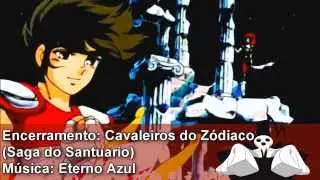 Encerramento - Cavaleiros do Zodiaco - Eterno Azul (Blue Forever) Remasterizado em HD