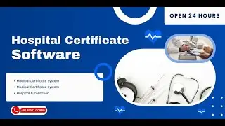 Hospital Certificate Management Software | Medical Certificate Automation System #software #website
