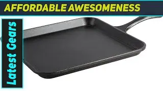 Lodge Cast Iron 11-Inch Square Griddle &ndash; Best Budget-Friendly Cast Iron Griddle