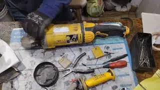 Reparación amoladora dewalt 7
