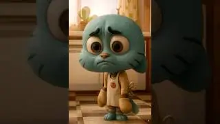 The Amazing World Of Gumball Character Transformation From Animation to Hyperrealism! (AI generated)