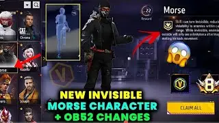 FREE FIRE New Morse Character Skill Test 🔥 | OP Ya Noob? 😱