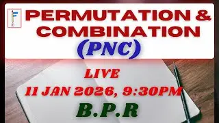One Live. Complete PnC | Blank Page Revision | JEE 2026 | Permutation and Combination