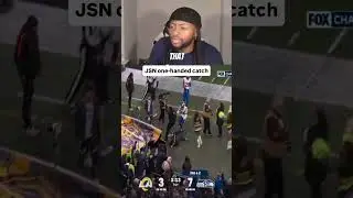 One hand snag😳🫲🏾 #entertainment #viral #funny #football #reaction #nfl