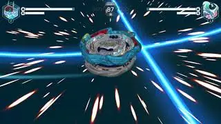 Beyblade Burst App Battle - Blast Jinnius J3 vs Nightmare Luinor L3