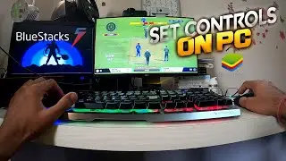 Keyboard + Mouse - Play Real Cricket 24 on PC Laptop / Desktop - Bluestacks 5 Control Setup Layout