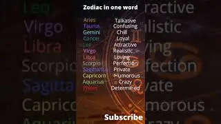 The Zodiac Girl | Zodiac Quotes | Zodiac sign |Horoscope | Zodiac Star Traits