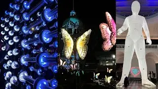 Spectra 2023 UK festival of light full tour | Stunning display of lights in Aberdeen city, Scotland