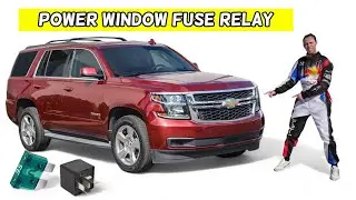 CHEVROLET TAHOE SUBURBAN POWER WINDOW FUSE RELAY LOCATION REPLACEMENT 2015 2016 2017 2018 2019 2020