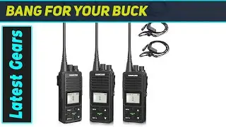 SAMCOM FPCN10A: Powerful Long-Range Walkie Talkies for Any Adventure!