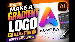Adobe Illustrator Tutorial | Gradient Logo for Beginners