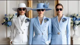 Ralph Lauren Spring Summer 2026 | Powder Blue & Pearl | Timeless American Elegance