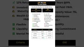 SIP vs EMI: The REAL Battle! Invest ₹10K or Pay ₹25K Home Loan?