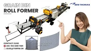 Grain silo corrugated panel production machine / grain silo sheet roll forming machine