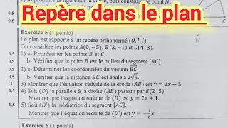 Repère dans le plan 3ac