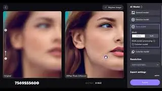 Single Click Software for blur to HD conversion - Photo quality enhancer - HD Quality #imageenhancer
