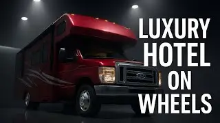 2026 Ford Luxury Motorhome Review | Double-Huge Wine Red Full Interior & Exterior Tour (USA Vanlife)