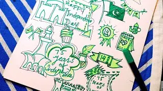 Pakistan Independence Day Celebration Ideas-75 Years of Independence-14  August Craft-Draw with Me