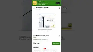 PlayStation 5 Slim Delivered in 10 mins by Blinkit in India