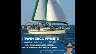 Irwin 38 Center Cockpit Hybrid Diesel Electric Yacht