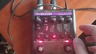 Процессор для вокала TC Helicon Voice Tone Synth, мой тест