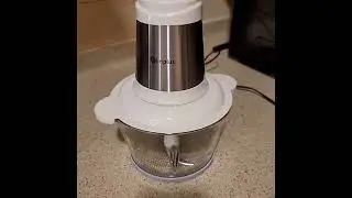Review Simplus  Meat Grinder  1.8L Glass Bowl Food Chopper Processor Mixer Mincer 4 Blades Stainless