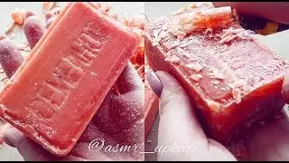 Asmr soap. Режу старое сухое ретро мыло СССР 1988 года.